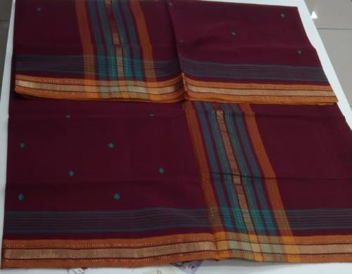 MANAMEDU COTTON SAREES WITH BLOUSE